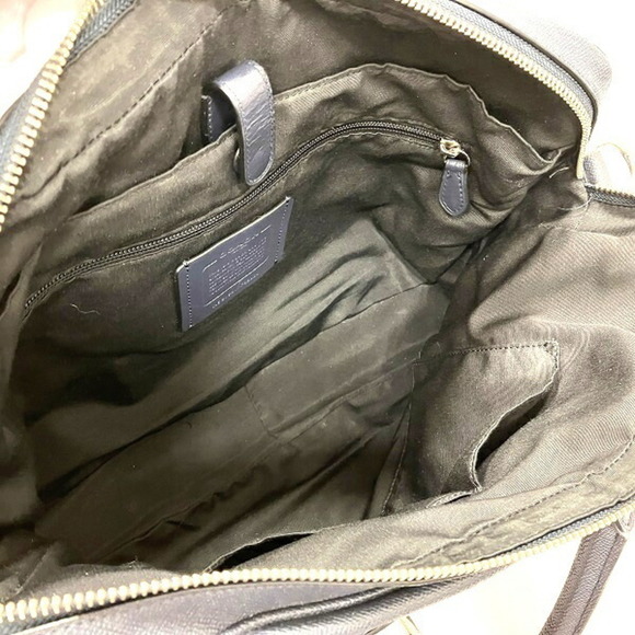 COACH Beckett F68030 Leather 2WAY Shoulder Bag Handbag Business Men's - Picture 6 of 9